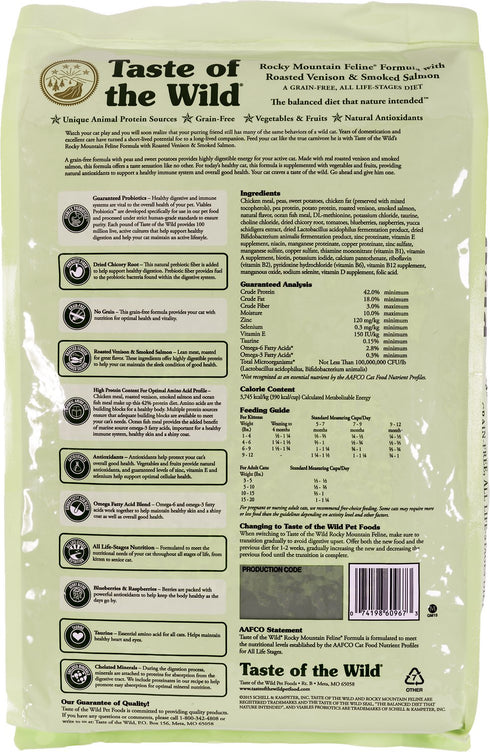 Hrana uscata pentru pisici Taste of the Wild Rocky Mountain Feline 6.6 kg